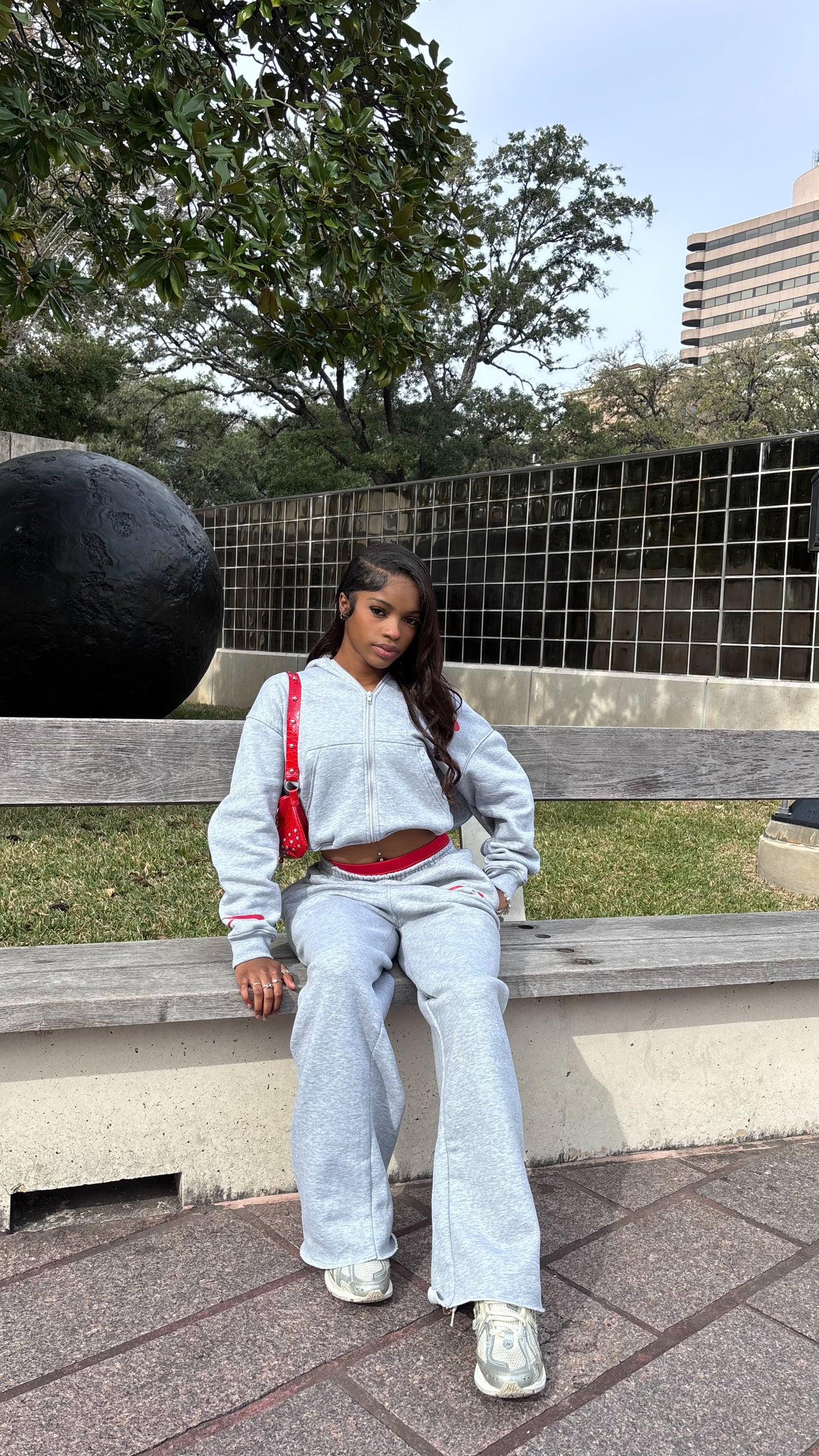 “Cool Grey” sweatsuit