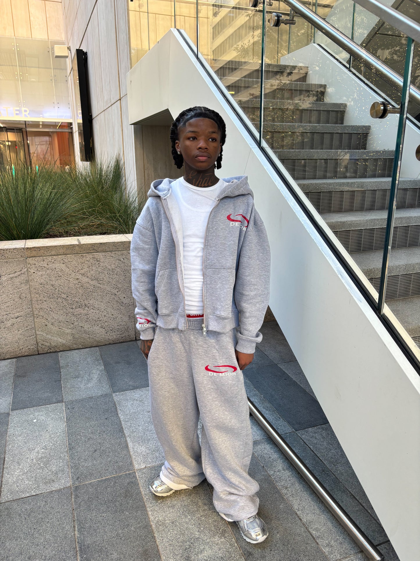 “Cool Grey” sweatsuit